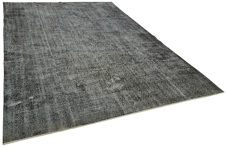 7x11 Black Overdyed Rug - 41198