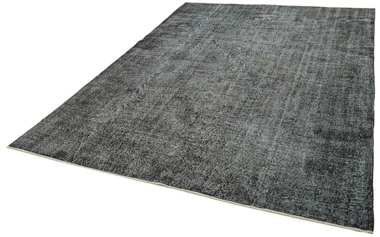 7x11 Black Overdyed Rug - 41198