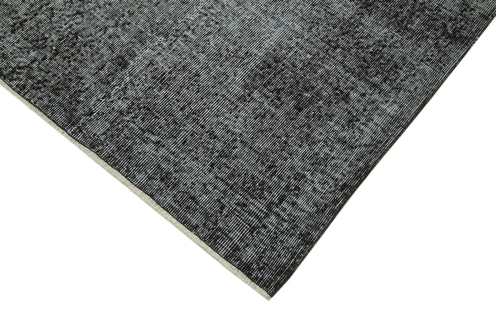 7x11 Black Overdyed Rug - 41198