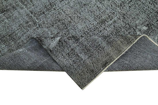 7x11 Black Overdyed Rug - 41198