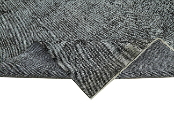7x11 Black Overdyed Rug - 41198