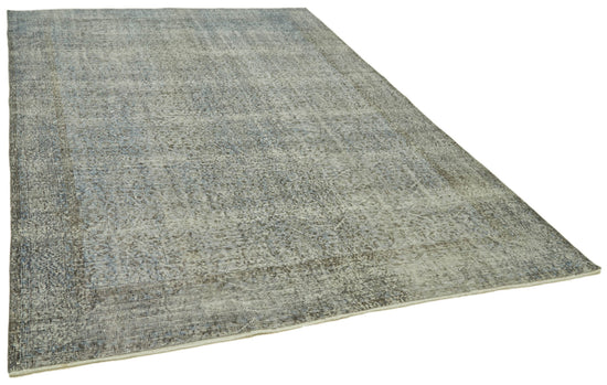 7x10 Blue Overdyed Rug - 41204