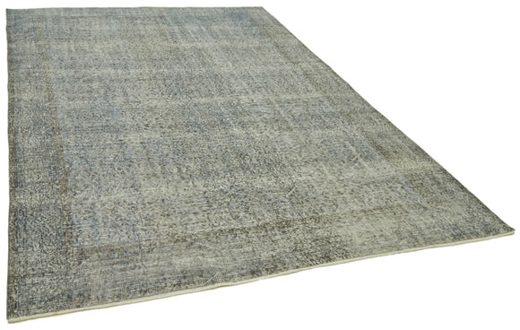 7x10 Blue Overdyed Rug - 41204