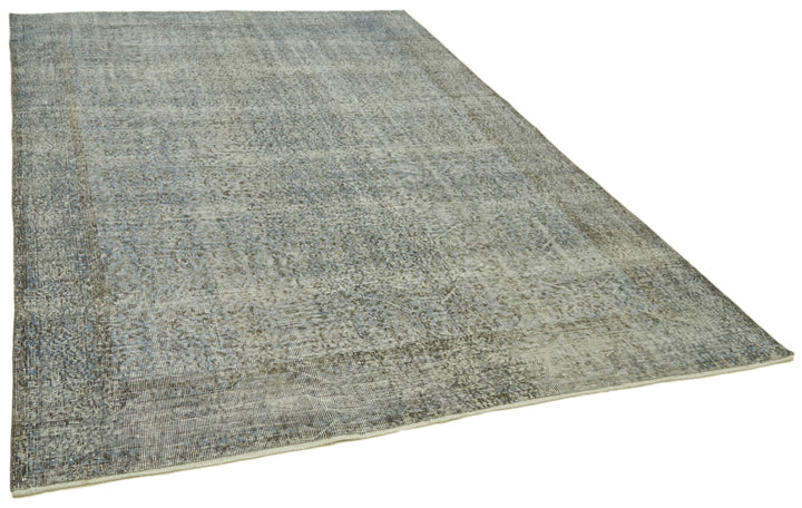 7x10 Blue Overdyed Rug - 41204