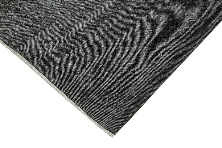 7x10 Black Overdyed Rug - 41209