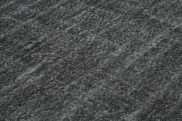 7x10 Black Overdyed Rug - 41209