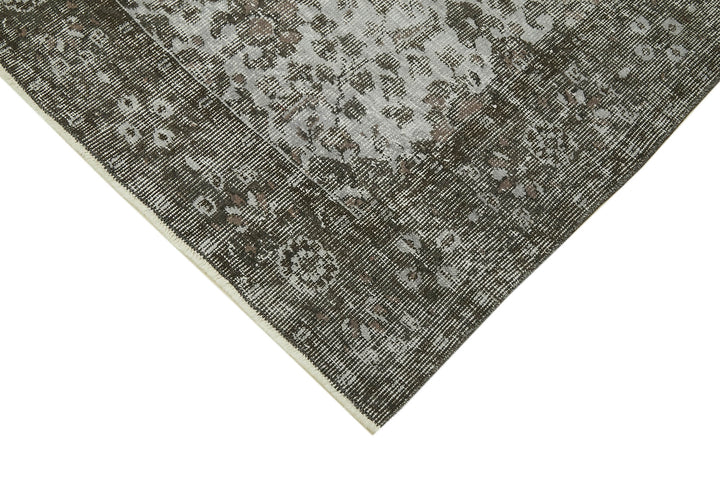 5x9 Grey Overdyed Rug - 41225