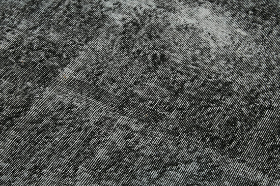 5x9 Black Overdyed Rug - 41229