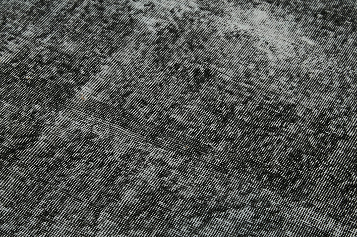5x9 Black Overdyed Rug - 41229