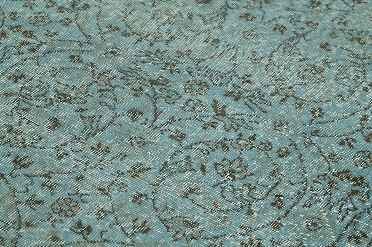 6x10 Blue Overdyed Rug - 41233
