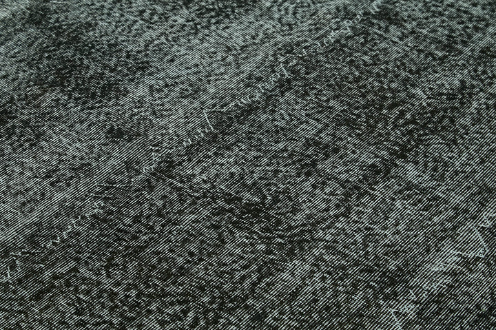 7x10 Black Overdyed Rug - 41255