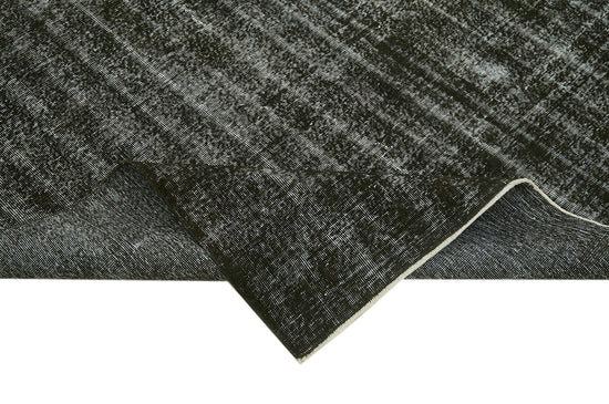 6x10 Black Overdyed Rug - 41260