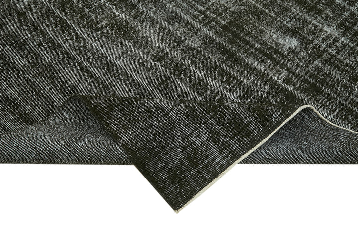 6x10 Black Overdyed Rug - 41260