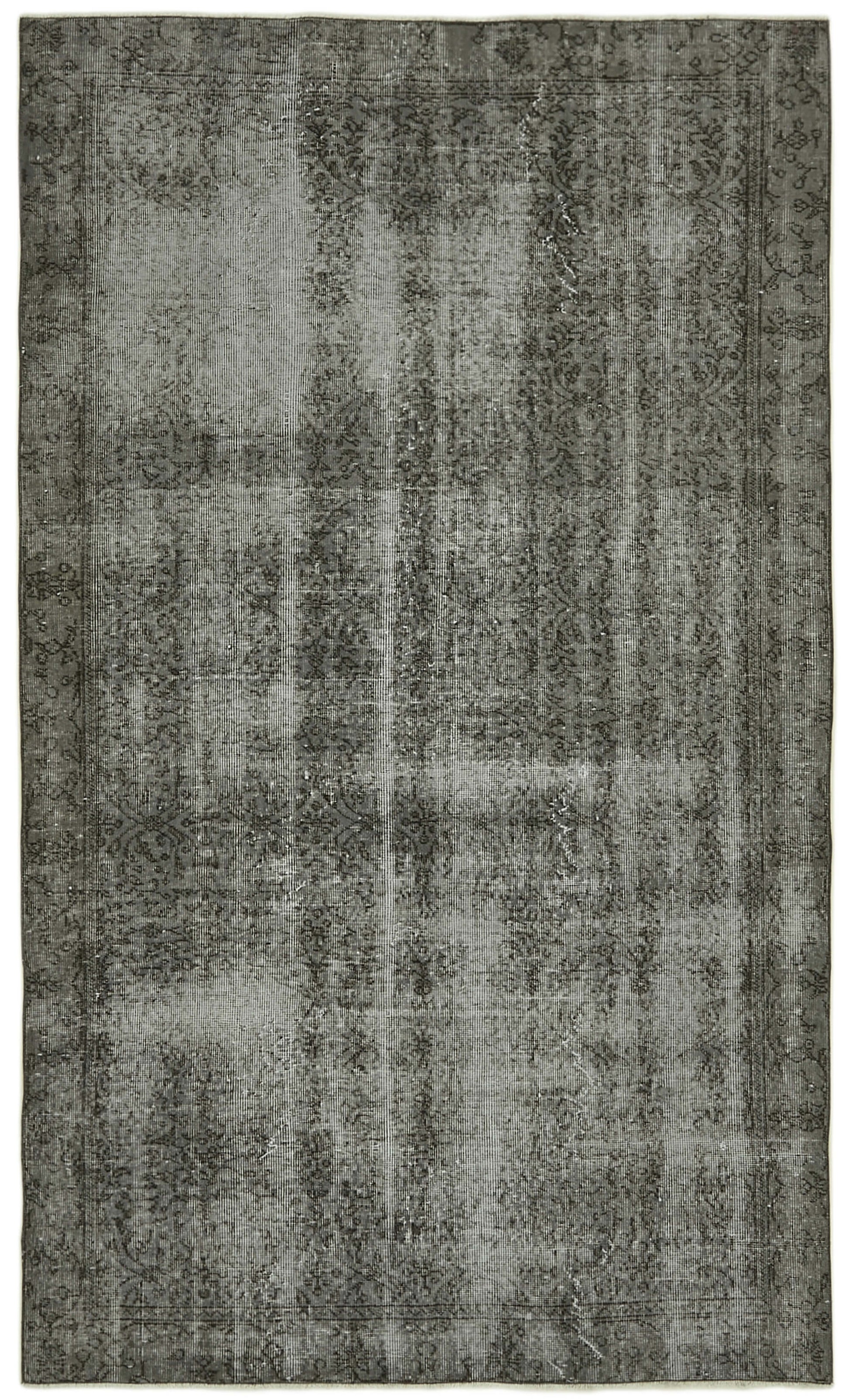 5x8 Grey Overdyed Rug - 41268