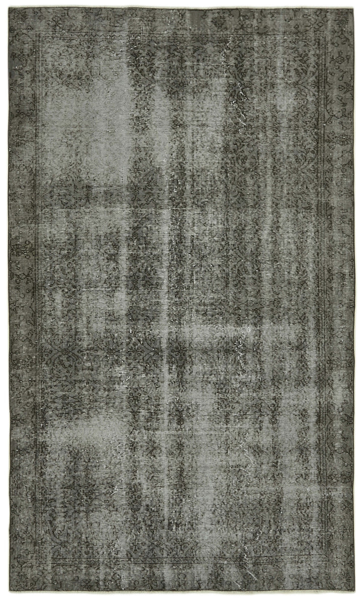 5x8 Grey Overdyed Rug - 41268