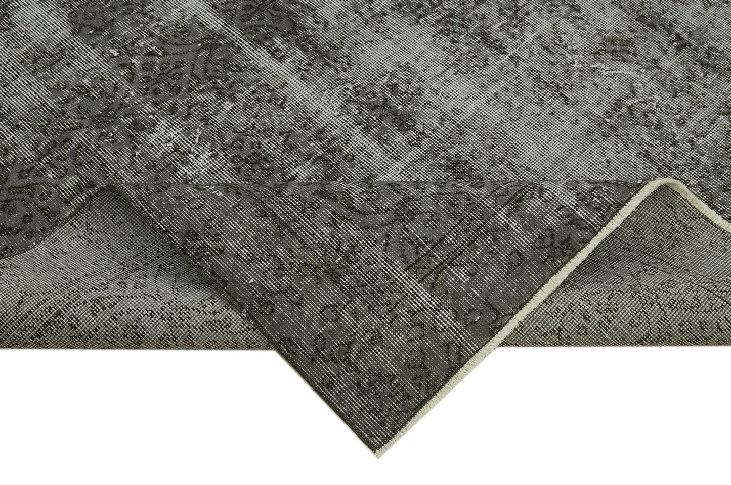 5x8 Grey Overdyed Rug - 41268