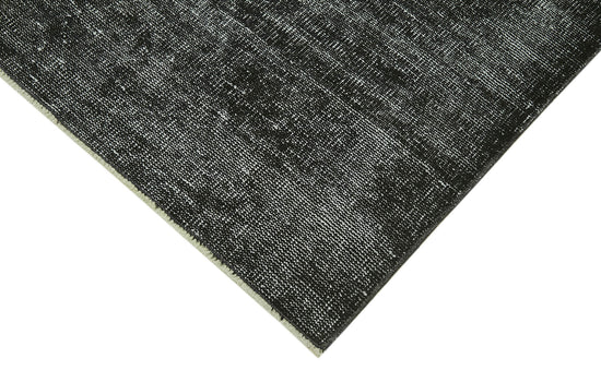 5x9 Black Overdyed Rug - 41277