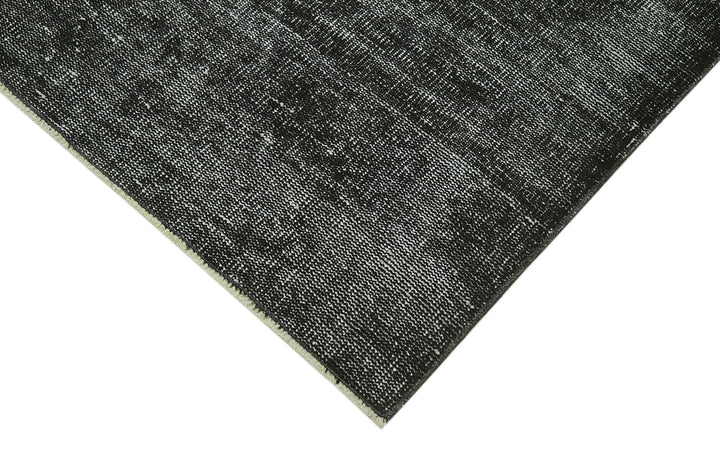 5x9 Black Overdyed Rug - 41277