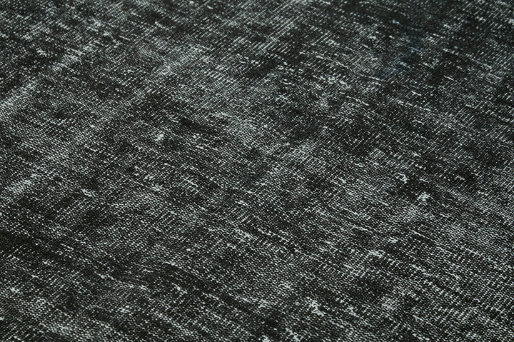 5x9 Black Overdyed Rug - 41277