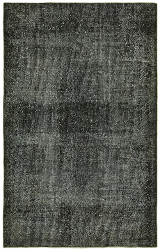 6x9 Black Overdyed Rug - 41279