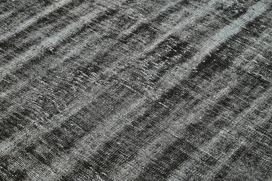 7x10 Black Overdyed Rug - 41284