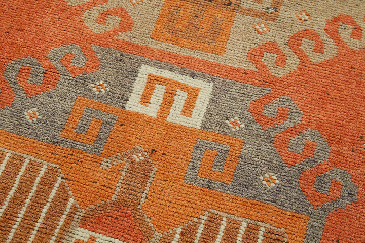 4x11 Orange Boho Runner Rugs - 41300