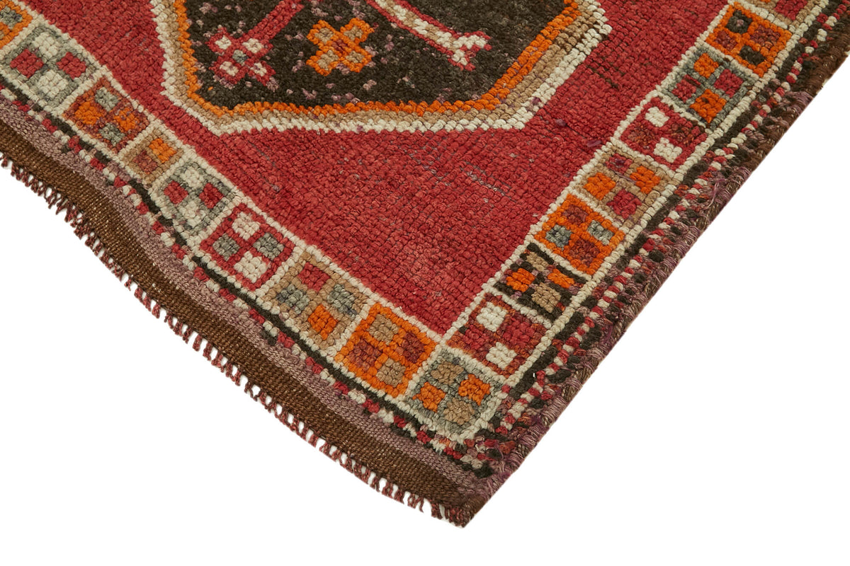 3x12 Red Boho Runner Rugs - 41351