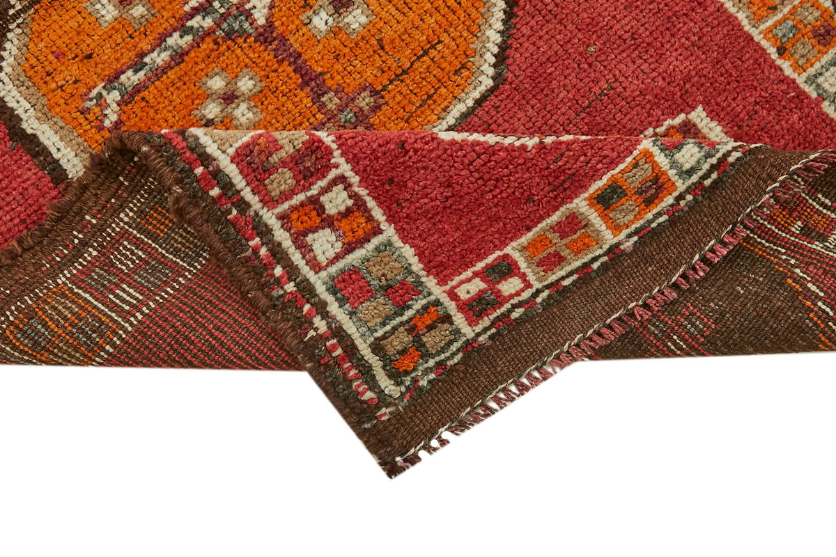3x12 Red Boho Runner Rugs - 41351