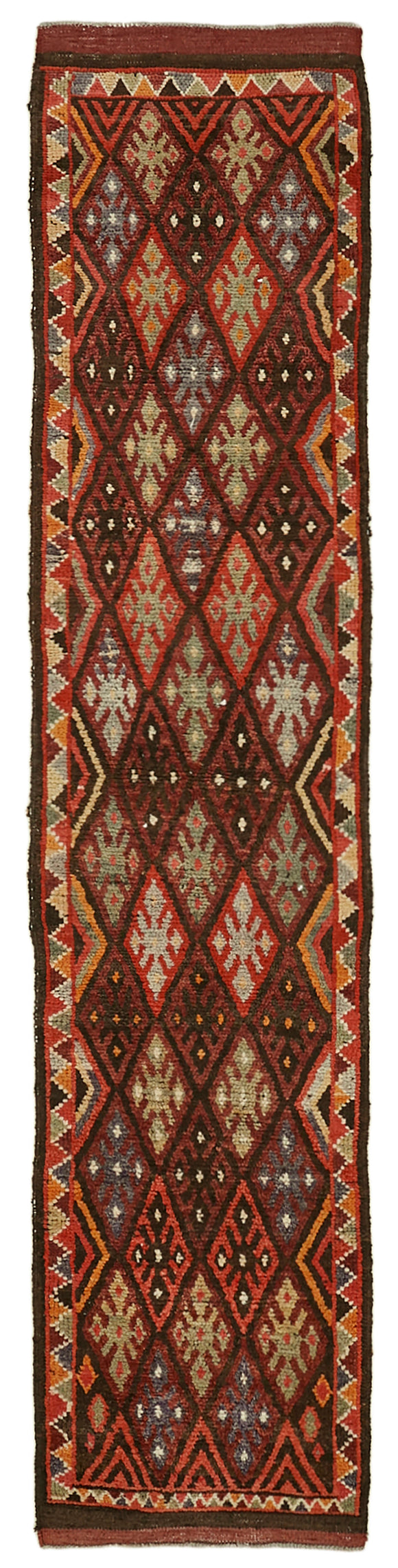 3x12 Red Boho Runner Rugs - 41354