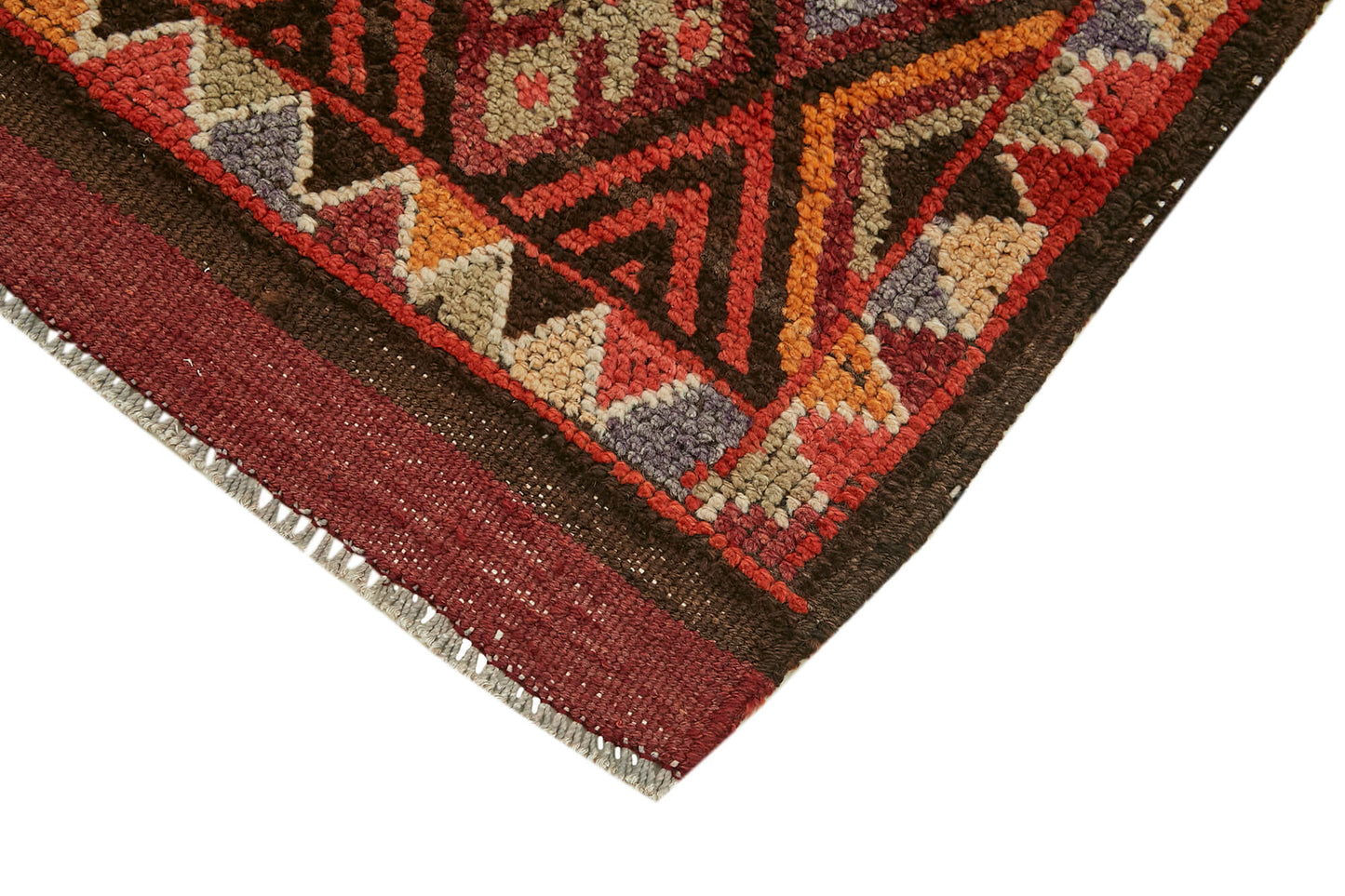 3x12 Red Boho Runner Rugs - 41354