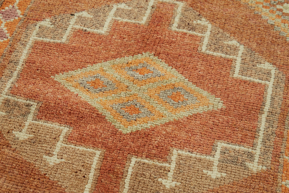 3x12 Orange Boho Runner Rugs - 41374
