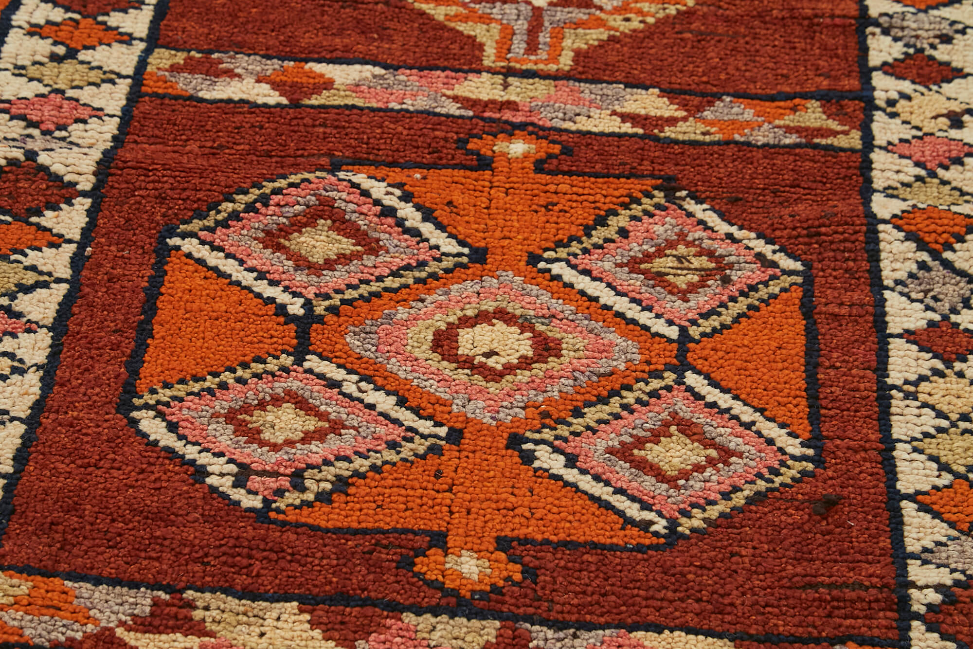 3x12 Red Boho Runner Rugs - 41378