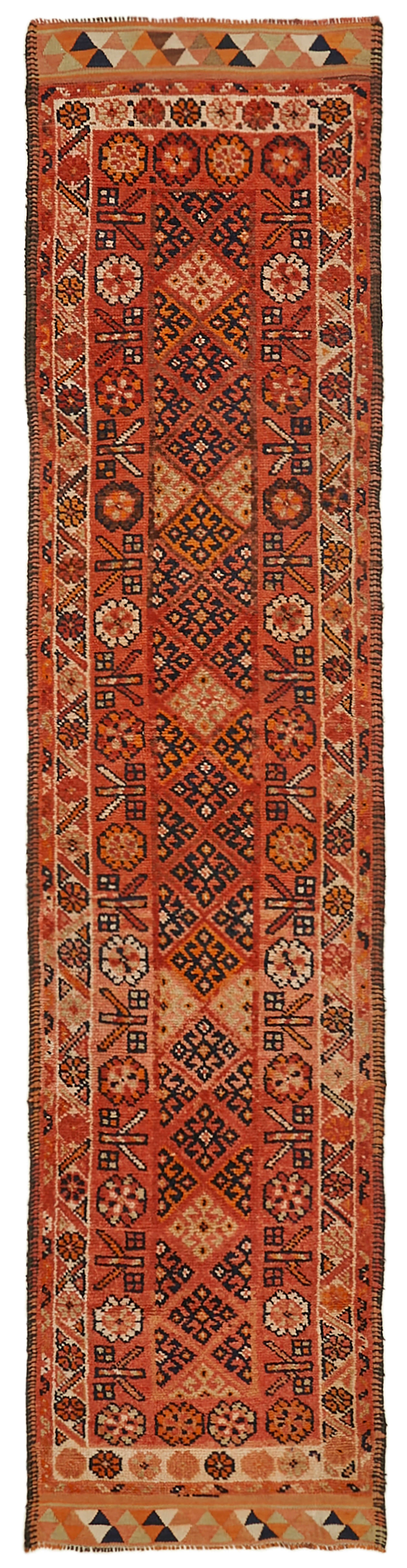 3x12 Red Boho Runner Rugs - 41385