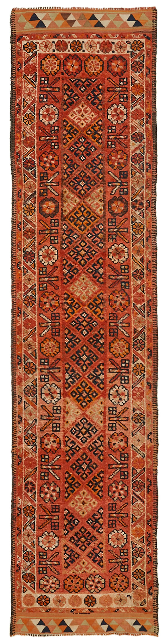 3x12 Red Boho Runner Rugs - 41385
