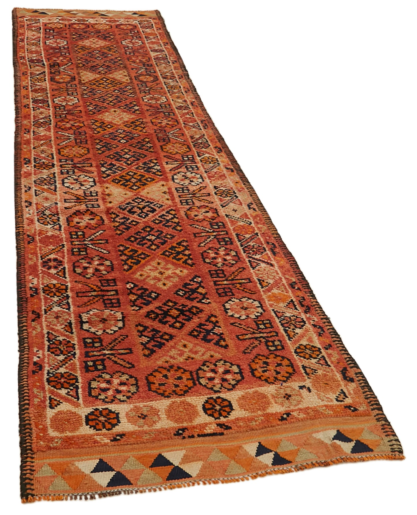 3x12 Red Boho Runner Rugs - 41385