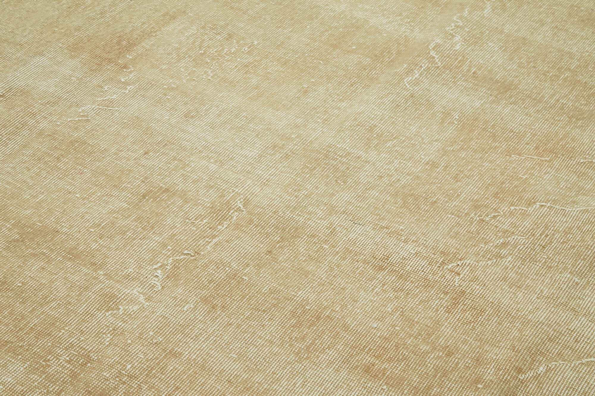 7x10 Beige Turkish Vintage Area Rug - 41406