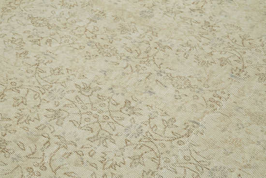 6x10 Beige Turkish Vintage Area Rug - 41408
