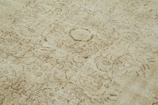 6x10 Beige Turkish Vintage Area Rug - 41424