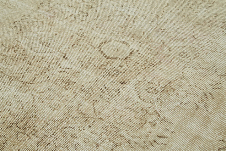 6x10 Beige Turkish Vintage Area Rug - 41424
