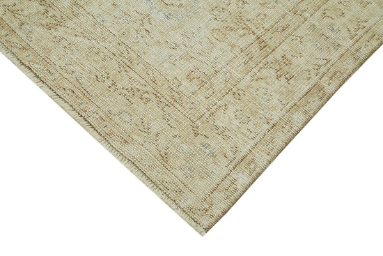 6x10 Beige Turkish Vintage Area Rug - 41426