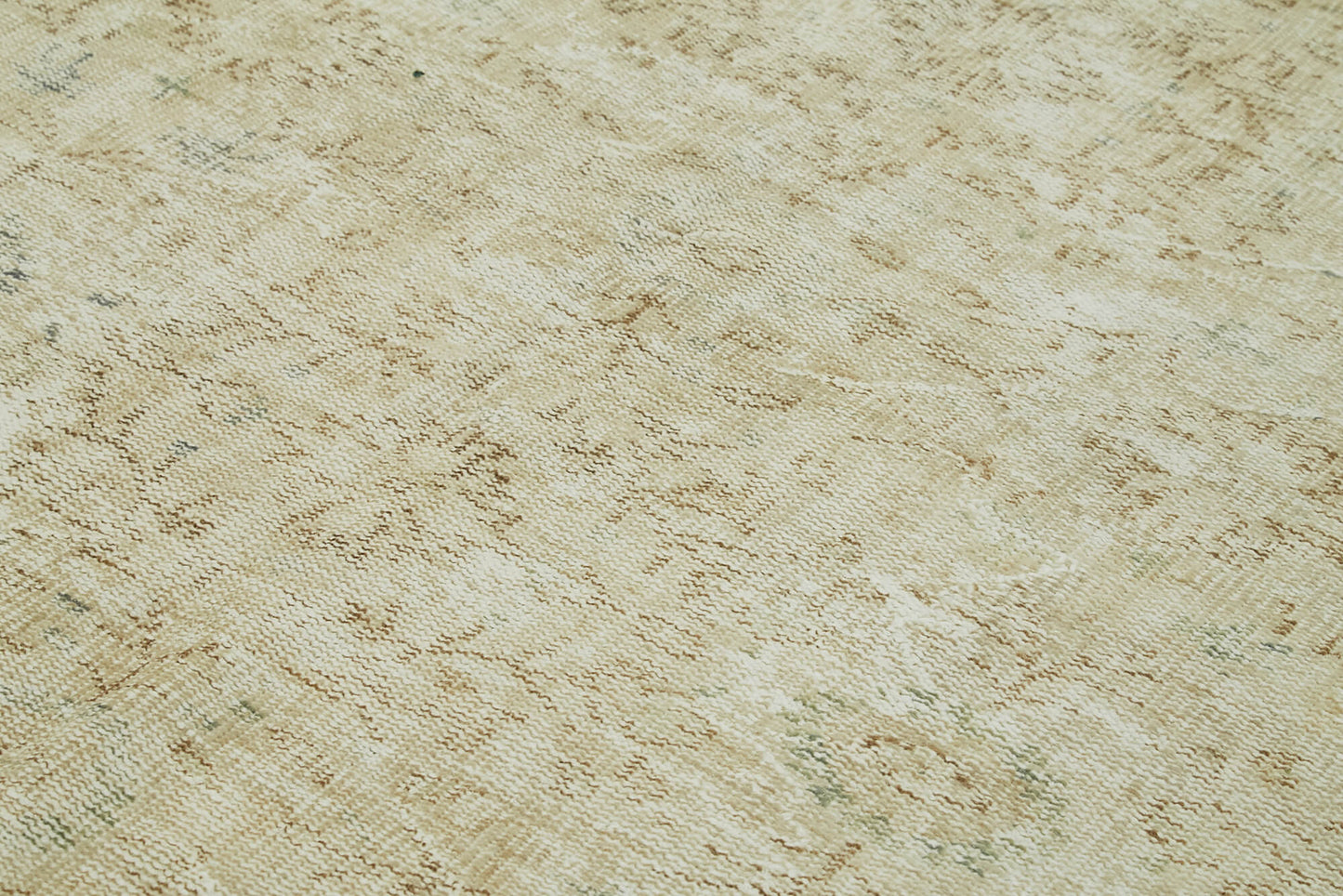 6x10 Beige Turkish Vintage Area Rug - 41426