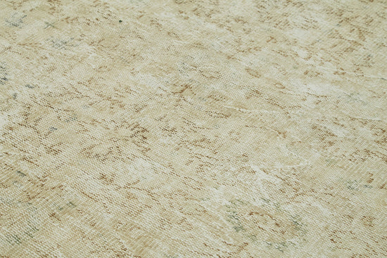 6x10 Beige Turkish Vintage Area Rug - 41426