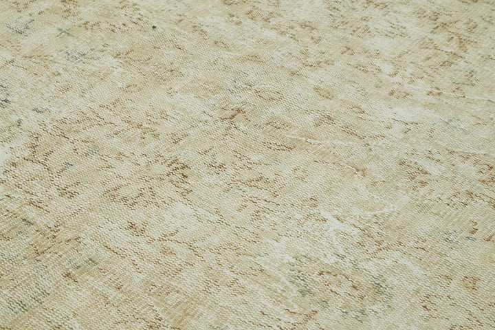 6x10 Beige Turkish Vintage Area Rug - 41426