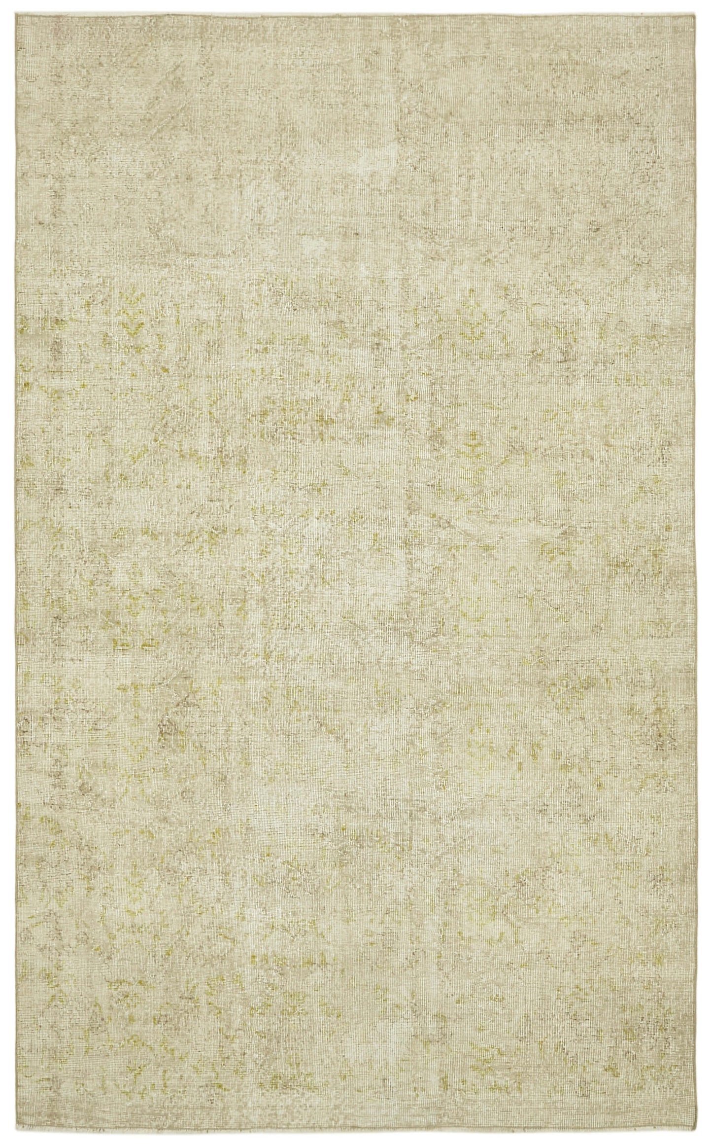 6x10 Beige Turkish Vintage Area Rug - 41500