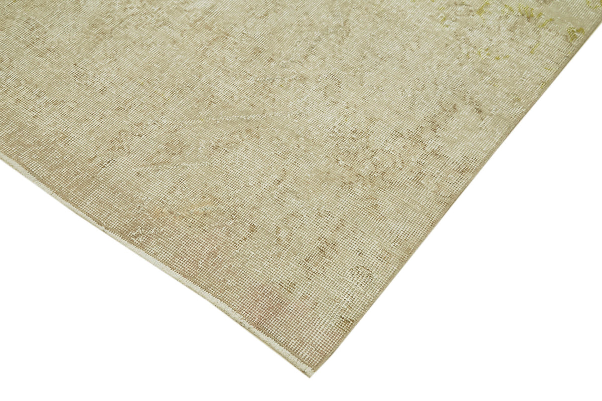 6x10 Beige Turkish Vintage Area Rug - 41500