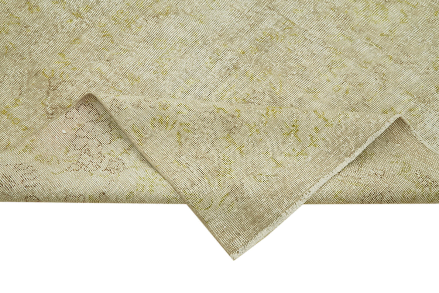 6x10 Beige Turkish Vintage Area Rug - 41500