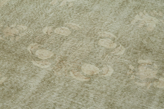 5x9 Beige Turkish Vintage Area Rug - 41543