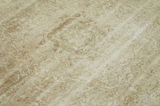 5x9 Beige Turkish Vintage Area Rug - 41561