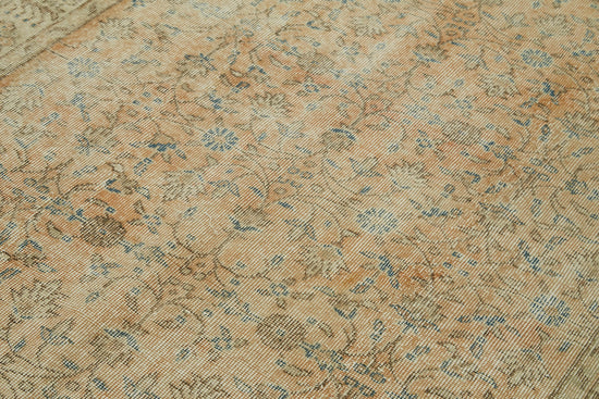 5x8 Beige Turkish Vintage Area Rug - 41627