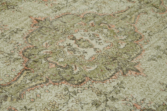 6x10 Beige Turkish Vintage Area Rug - 41676